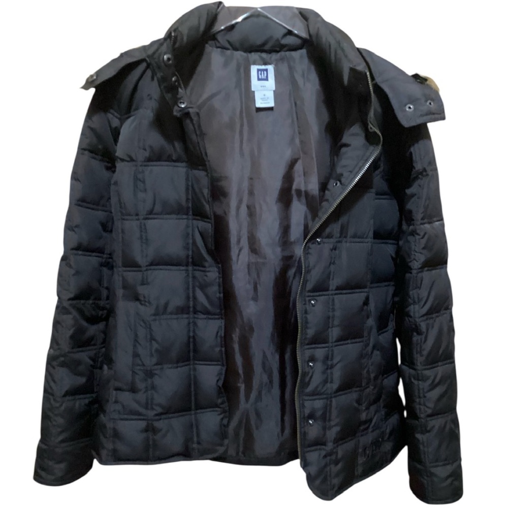 GAP Brown Puffer Jacket (Size: Small) - image 3